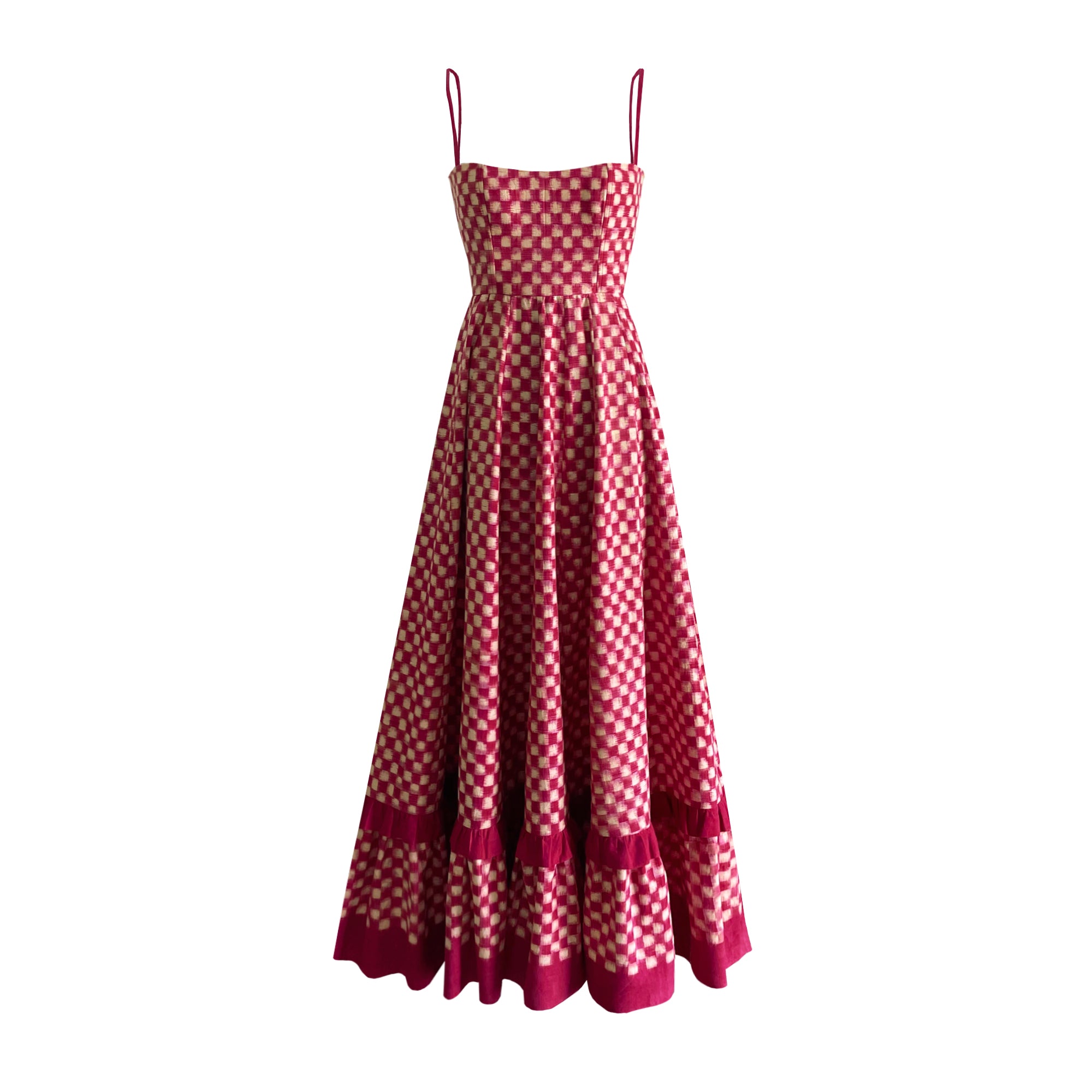 Red Checkmate Dress M Red Checkmate Dress M